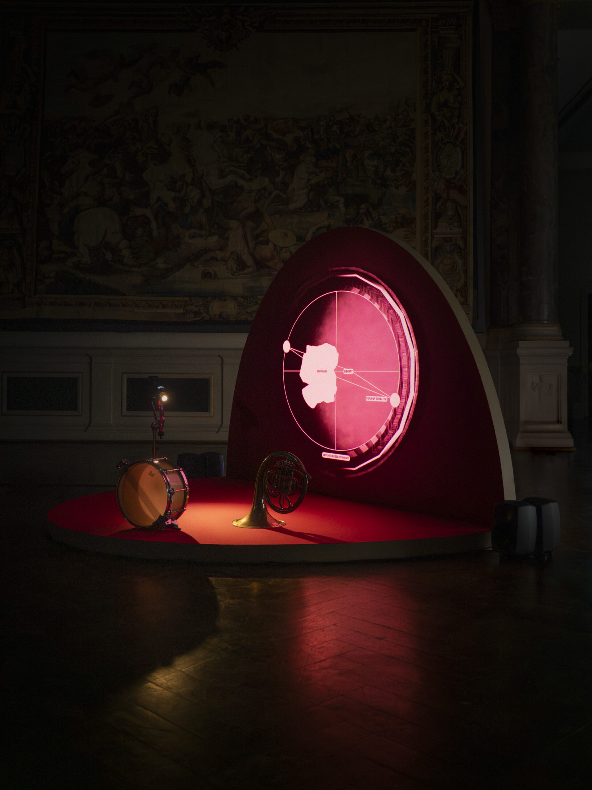 Ausstellungsansicht: Vincent Entekhabi: CLOSED CIRCLE, Diagramm, Foto: Vincent Entekhabi